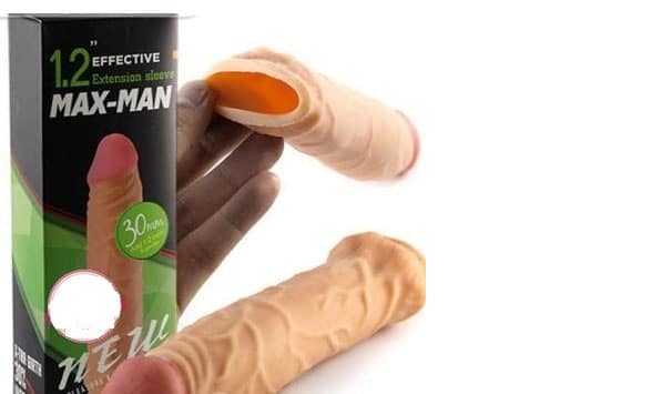 Bao Cao Su Yeain Maxman Xanh Tăng 3cm Siêu Mỏng Mềm Mại