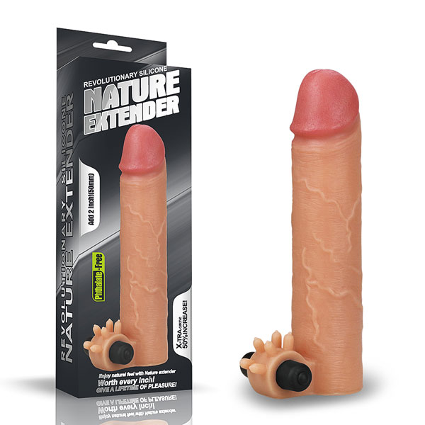 Bao Cao Su Đôn Dên Lovetoy Nature Extender Mềm Rung Siêu Êm 