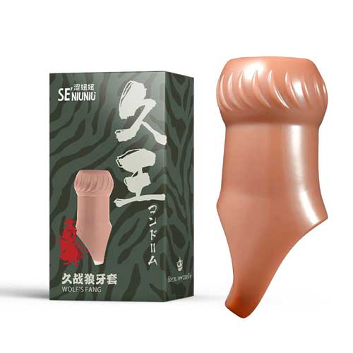 Bao cao su khúc giữa Se’ NiuNiu sóng gân có quai đeo chống tuột tăng kích thước 