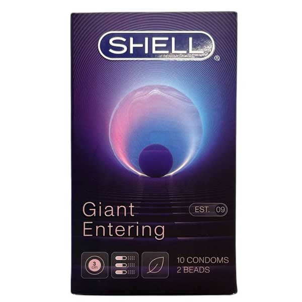Bao cao su Shell Giant gai bi tăng kích thước 3cm bảo vệ an toàn 