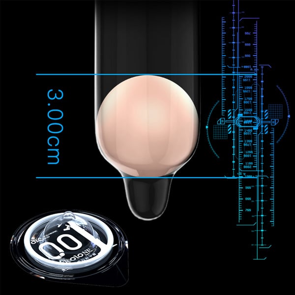 Bao cao su OLO Bead Entering siêu mỏng bi lớn 3cm kích thích