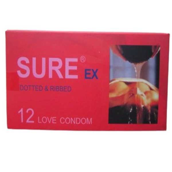 Sure Red Mint Scented Condoms for Longer Lasting Pleasure