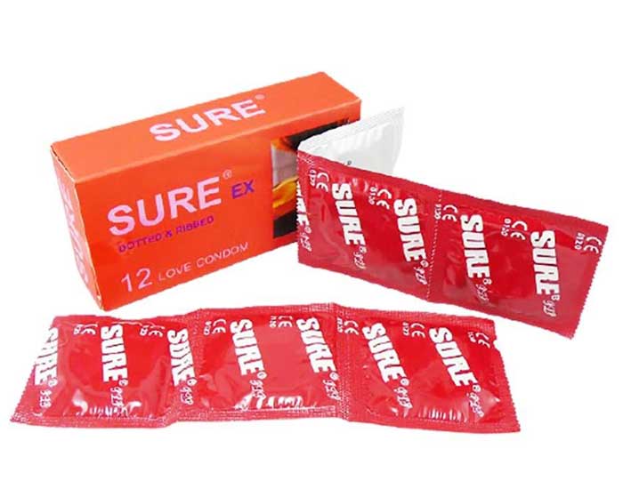  Kho sỉ Bao cao su Sure Đỏ – hương Bạc Hà kéo dài thời gian giá rẻ