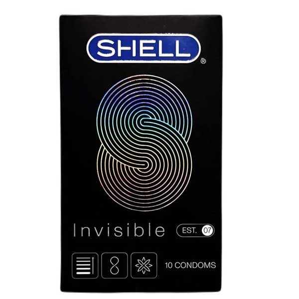Bao cao su Shell Invisible siêu mỏng chống tuột nhiều gel bôi trơn 
