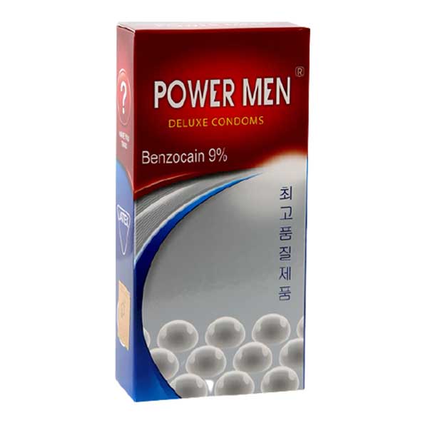Bao Cao Su Powermen Ngọc Trai Siêu Mỏng Gai Kéo Dài Chống Xuất Tinh 