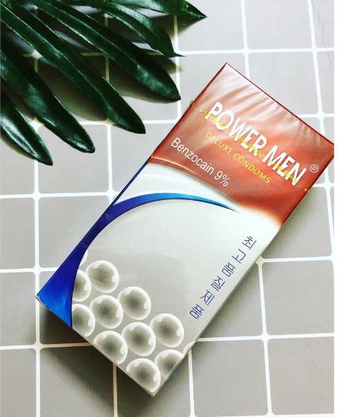 Bao cao su Powermen ngọc trai siêu mỏng kéo dài kích thích