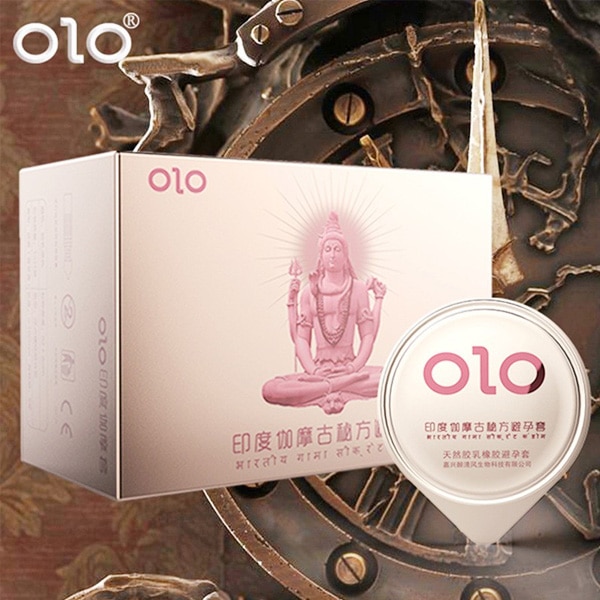 Bao cao su OLO India Gamma siêu mỏng gân gai kéo dài thời gian