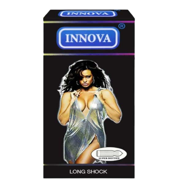  Mua Bao cao su INNOVA đen Kéo dài thời gian – gân gai  cao cấp 