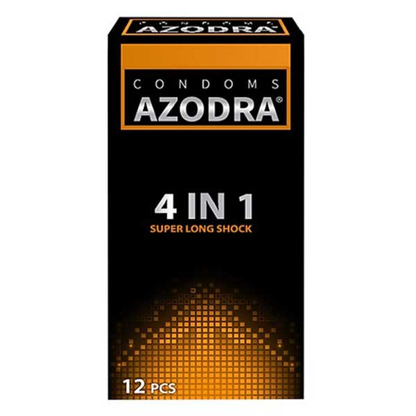 Bao Cao Su AZODRA 4in1 Kéo Dài Gai Gân Tăng Khoái Cảm 