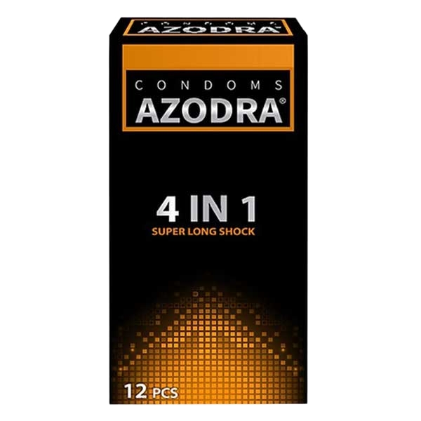  Thông tin Bao cao su AZODRA 4in1 – Kéo dài thời gian + Gai Gân  tốt nhất 