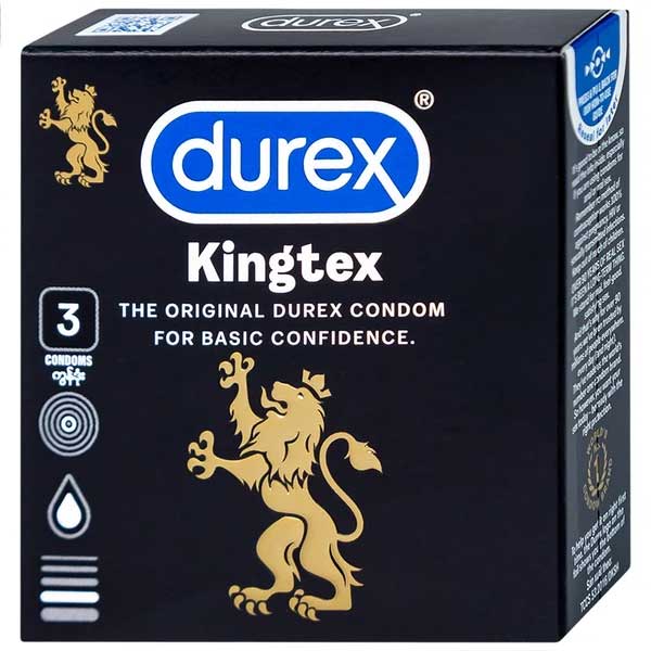 Bao Cao Su Durex Kingtex 49mm Ôm Sát Tăng Khoái Cảm An Toàn