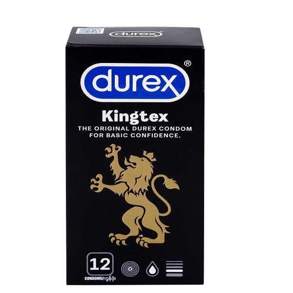  Bán Bao Cao Su Durex Kingtex – Ôm Sát Size 49mm  hàng xách tay 