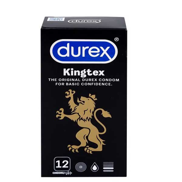 Bao cao su Durex Kingtex ôm sát truyền nhiệt nhanh size 49mm 