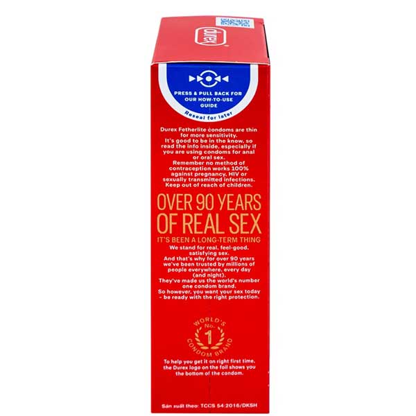 Bao cao su Durex Fetherlite Ultima siêu mỏng nhiều gel dễ chịu