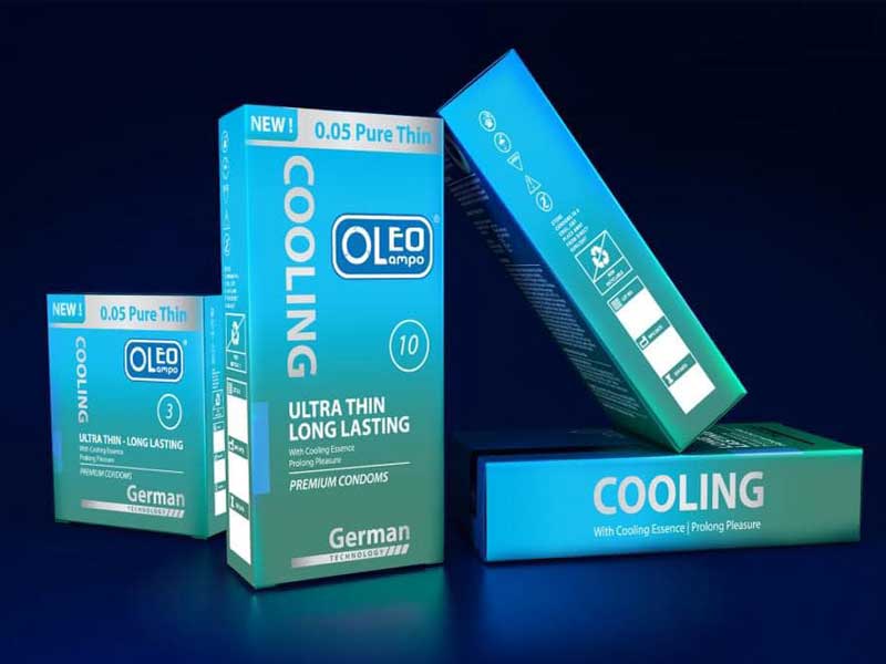 Bao cao su OLEO LamPo bạc hà mát lạnh kéo dài lần đầu