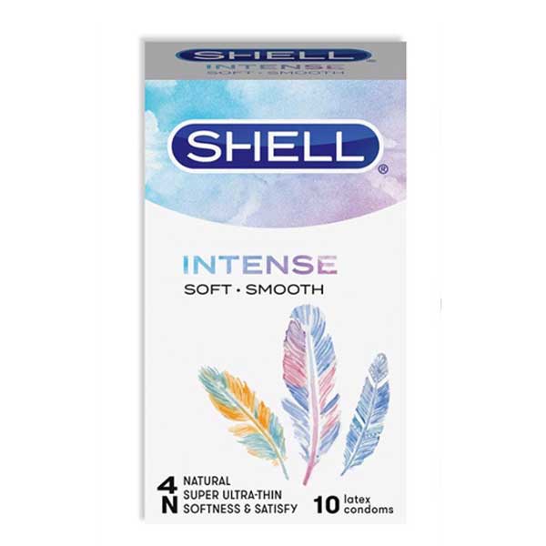 Bao cao su Shell Intense siêu mỏng chống tuột mùi dịu nhẹ 