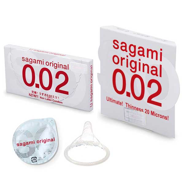 Bao cao su Sagami Original siêu mỏng 0.02mm Nhật Bản chất lượng