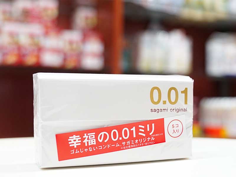 Bao cao su Sagami 0.01mm Siêu mỏng Nhật Bản Đảm bảo An Toàn