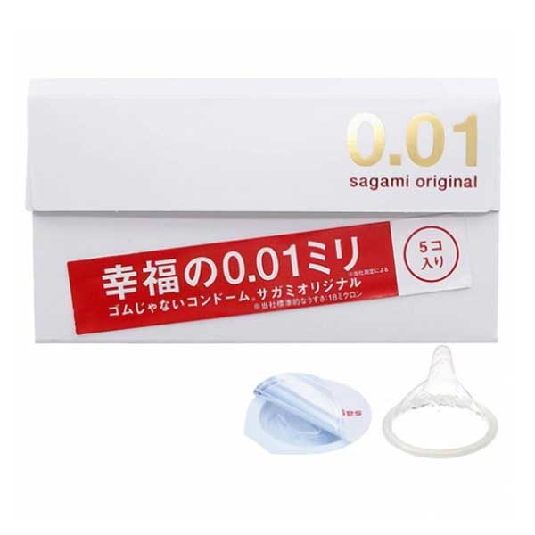 Bao cao su Sagami 0.01mm Siêu mỏng Nhật Bản Đảm bảo An Toàn