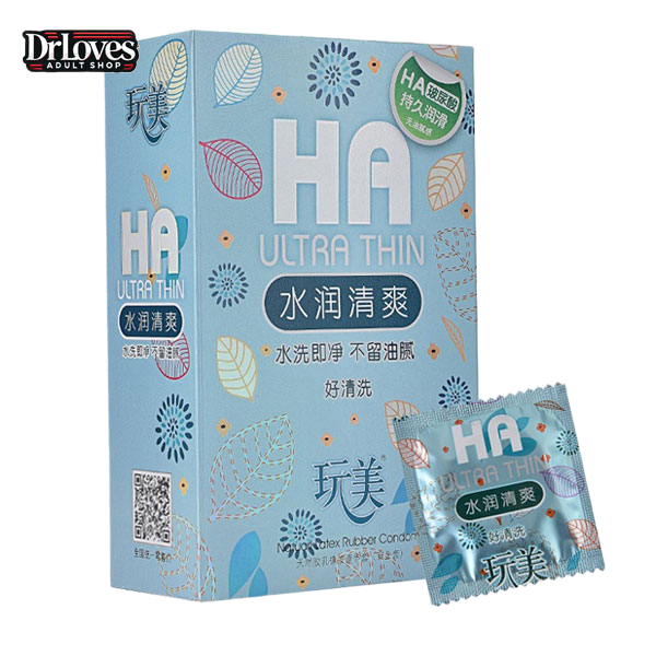  Giá sỉ Bao Cao Su HA UlTRA THIN Siêu Mỏng Nhiều Gel Hương Vani  cao cấp 