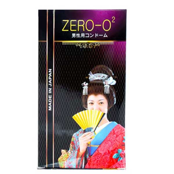 Bao Cao Su Zero O2 Siêu Mỏng Nhật 0.02mm Gel Bôi Trơn 