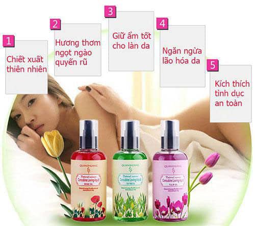 Gel Bôi Trơn QuanShuang Hương Hoa Tự Nhiên Thư Giãn Mát Xa