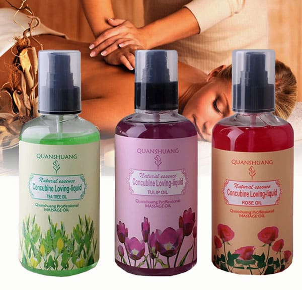 Gel Bôi Trơn QuanShuang Hương Hoa Tự Nhiên Thư Giãn Mát Xa