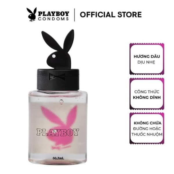 Gel bôi trơn Playboy Passion Berry Kissed hương dâu tăng khoái cảm
