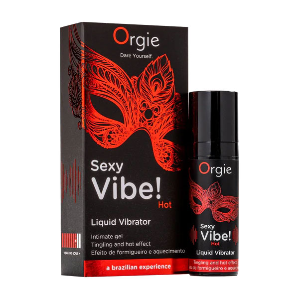 Gel rung Orgie Sexy Vibe hương dâu làm nóng tăng khoái cảm mạnh mẽ dễ dùng 