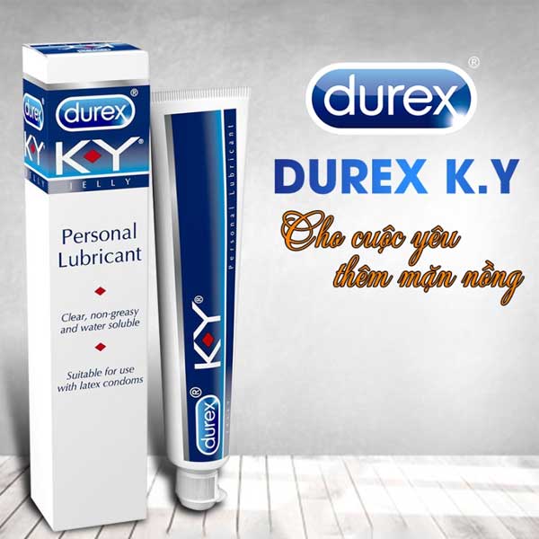 Gel bôi trơn Durex KY Jelly mát lạnh bạc hà chống viêm khô da