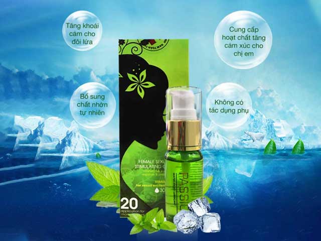 Gel bôi trơn Passion 30ml chất lượng cao tăng hưng phấn nữ