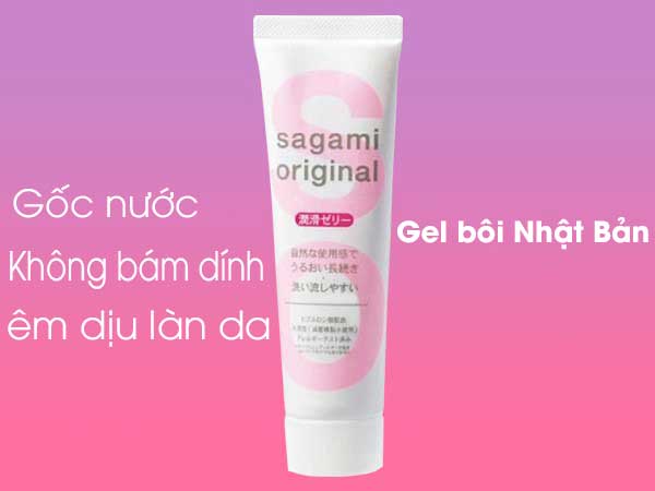 Gel bôi trơn Sagami Original Nhật chống viêm an toàn da