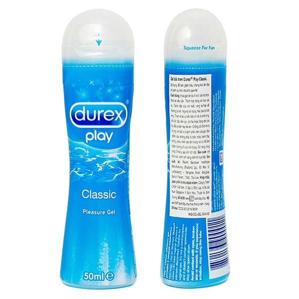 Gel bôi trơn Durex Play Classic 50ml tăng khoái cảm an toàn dễ chịu