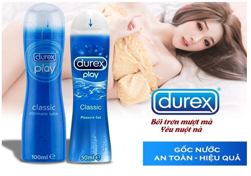 Gel bôi trơn Durex Play Classic 100ml tăng cực khoái giúp cuộc yêu mặn mà