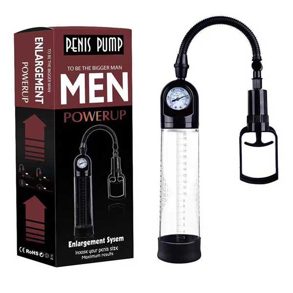 Máy tập tăng kích thước dương vật Penis Pump có đồng hồ áp suất 