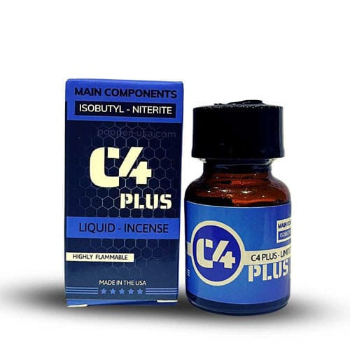 Chai hít Popper C4 Plus Blue 10ml tăng kích thích quan hệ mạnh mẽ 