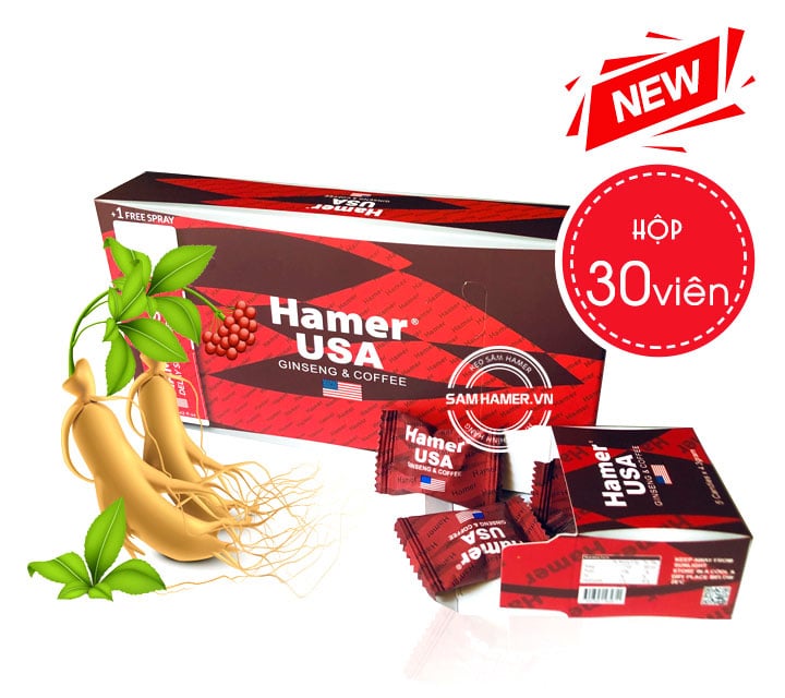Kẹo Nhân Sâm Hamer Mỹ Tăng Sinh Lý Phái Mạnh Chất Lượng Cao