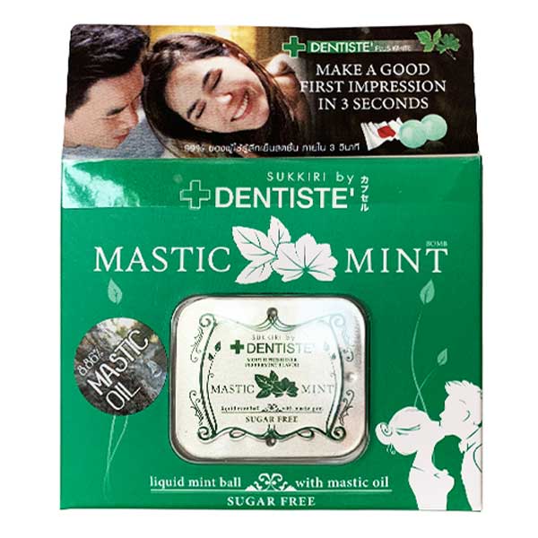 Kẹo Ngậm B.J Mastic Mint Bạc Hà Mát Lạnh Kích Thích Lê Hiệu Quả 