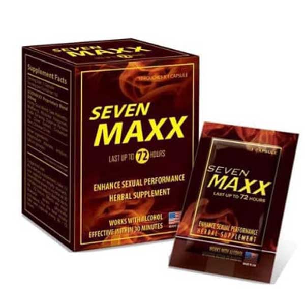 Viên uống cường dương Seven Maxx kéo dài quan hệ nhập Mỹ 