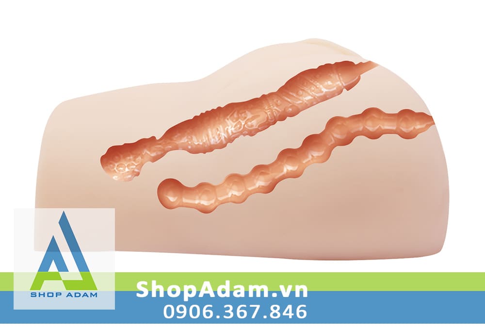 Mông giả 3D Silicon rung lắc âm thanh Baile School Girl hấp dẫn