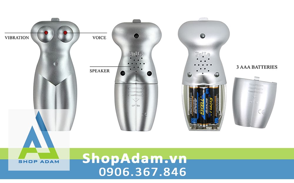 Mông giả 3D Silicon rung lắc âm thanh Baile School Girl hấp dẫn