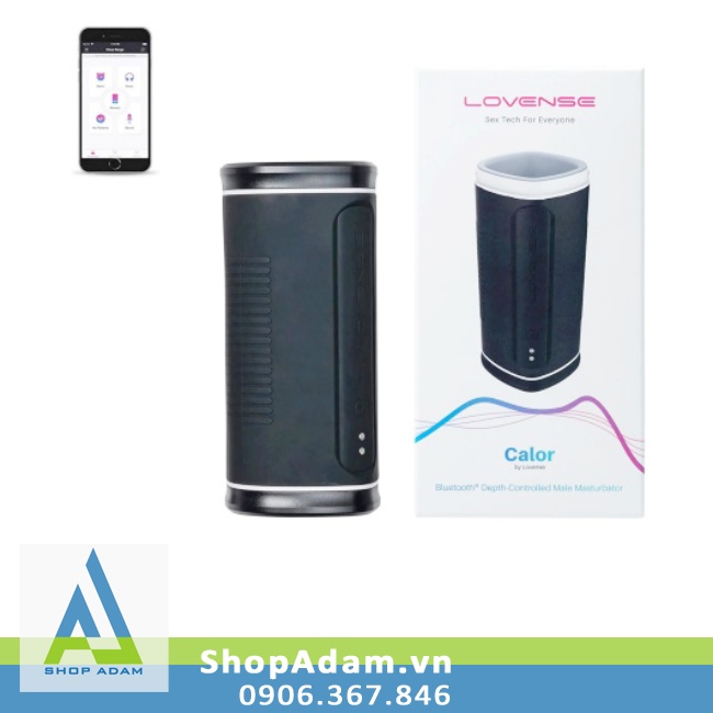 Âm đạo giả rung co bóp sưởi ấm Lovense Calor điều khiển từ xa