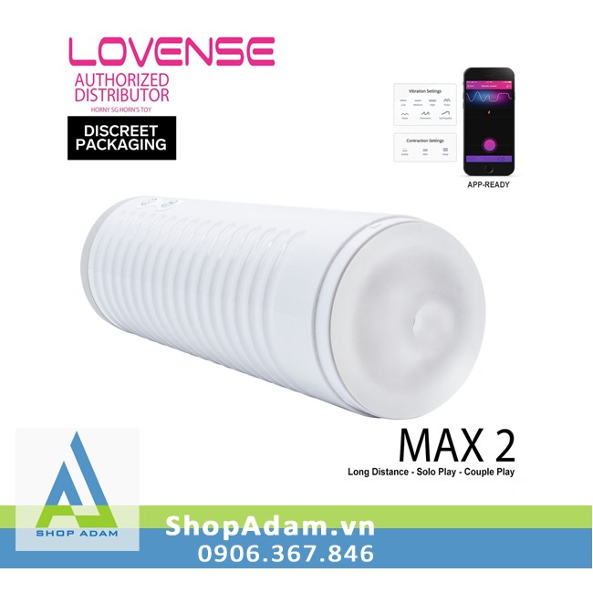 Lovense Max 2 Smart Bluetooth Control Automatic Male Masturbator