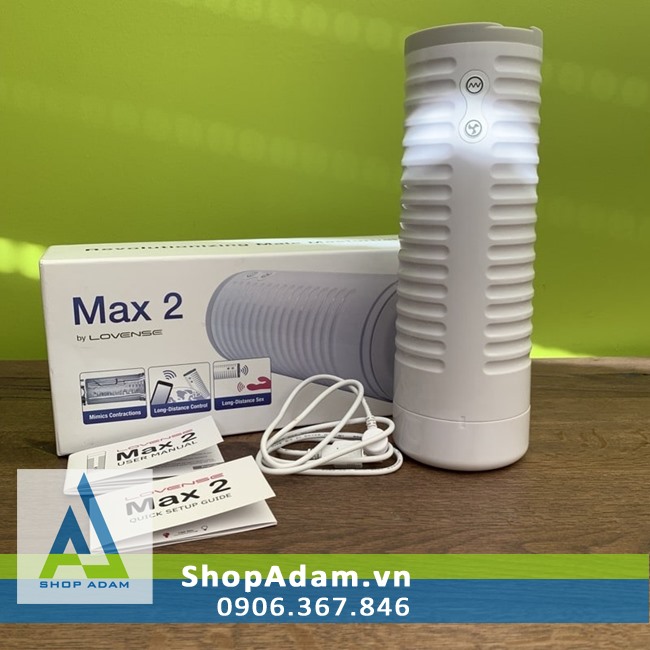 Lovense Max 2 âm đạo giả tự động rung co bóp điều khiển smartphone