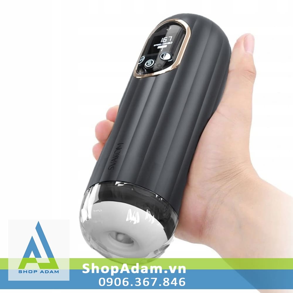 Svakom Bert máy tự sướng nam rung thụt LCD 10 chế độ đa dạng