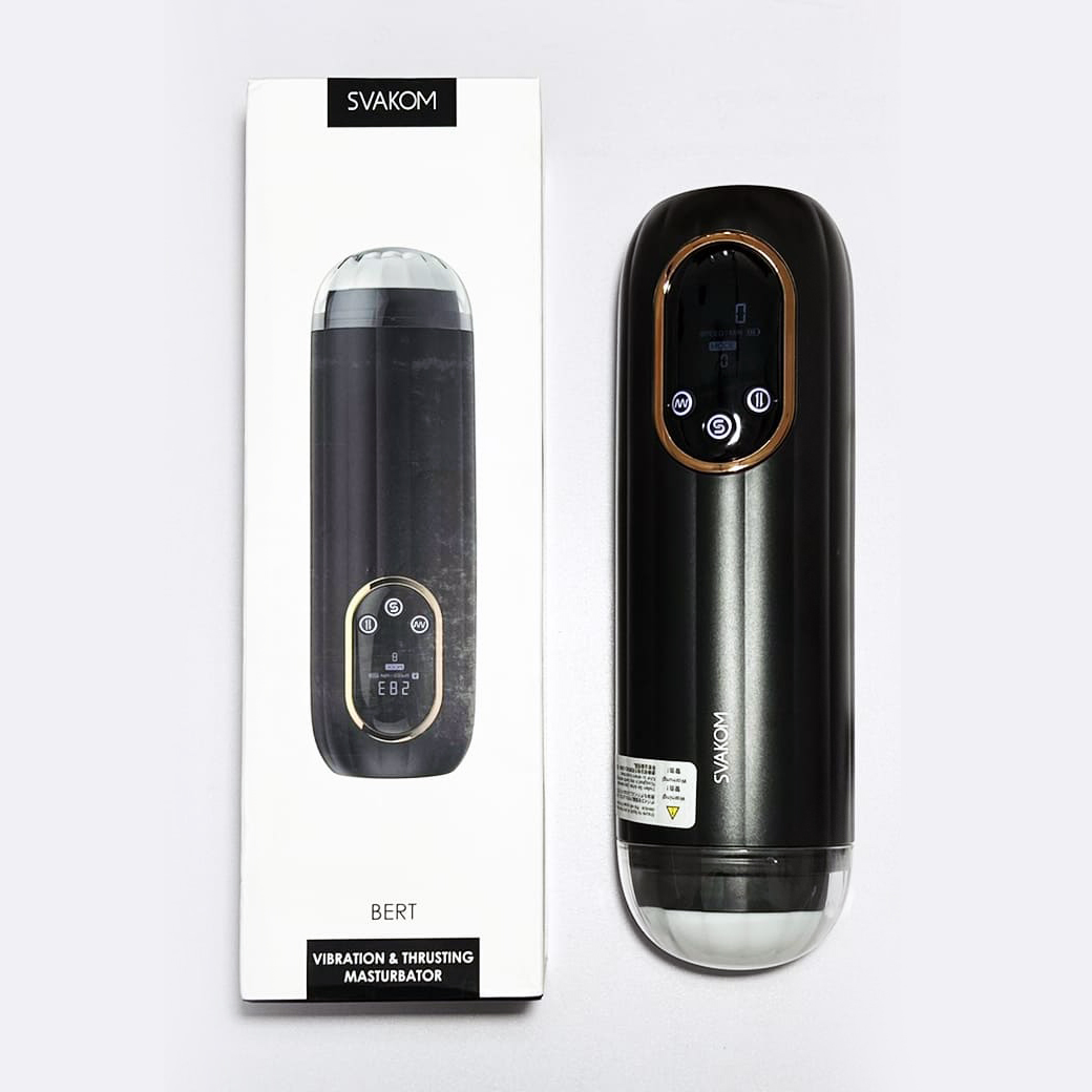 Svakom Bert máy tự sướng nam rung thụt LCD 10 chế độ đa dạng