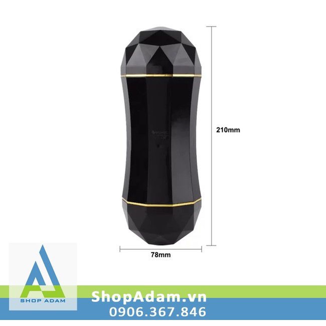 Cốc thủ dâm nam hai đầu rung silicone y tế Secwell mềm mại