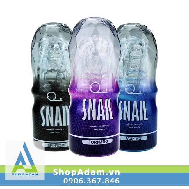 Cốc thủ dâm trong suốt Snail chất liệu TPE mềm mại kích thích 