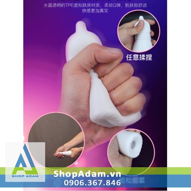 Cốc Thủ Dâm Nam Leten Nhỏ Gọn TPE Mềm Mại Gân Gai Kích Thích Mạnh