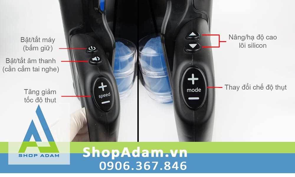 Leten King Pro máy thẩm du tự động thụt cho nam có âm thanh
